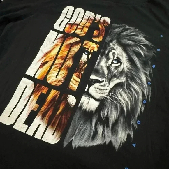 Gods Not Dead Newsboys Black Short Sleeve T-shirt Unisex XLarge - Picture 6 of 8